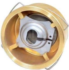 Brass wafer check valve