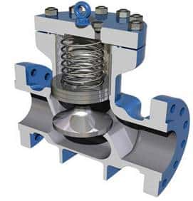 Z-shaped piston check valve